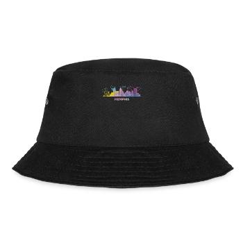 Memphean Skyline Memphis - Bucket Hat - Schwarz - Vorne - Lela (165cm)