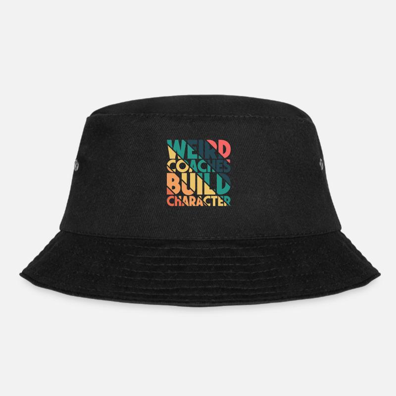 Seltsame Coaches Bilden Charakter Coach - Bucket Hat - Schwarz