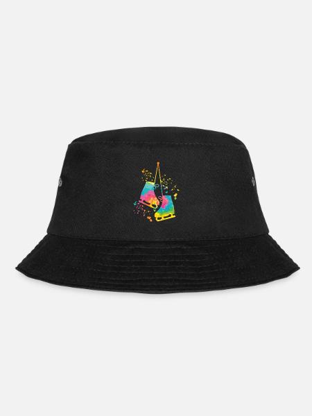 Eiskunstläufer Schlittschuhlaufen Eiskunstlauf - Bucket Hat - Schwarz
