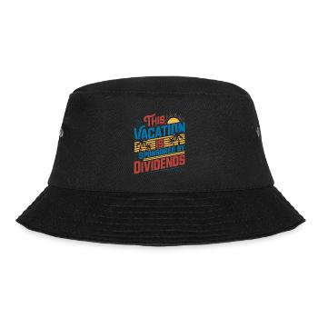 Funny Dividend Investor Vacation Sponsored - Bucket Hat - black - Front - Lela (165cm)