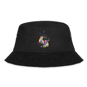 Figure Skater Ice Skating Figure Skating - Bucket Hat - black - Front - Lela (165cm)
