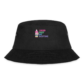 Ich Lese Nach Der Schlafenszeit Einhorn - Bucket Hat - Schwarz - Vorne - Lela (165cm)