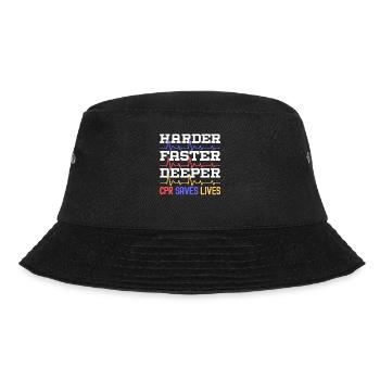 First Aid Emergency Rescue Paramedic - Bucket Hat - black - Front - Lela (165cm)
