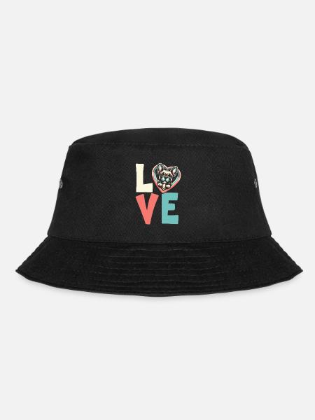 Französische Bulldogge Hundeliebhaber - Bucket Hat - Schwarz
