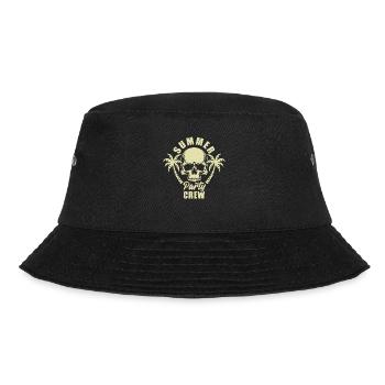 Summer Party Crew - it's escalating anyway - Bucket Hat - black - Front - Lela (165cm)