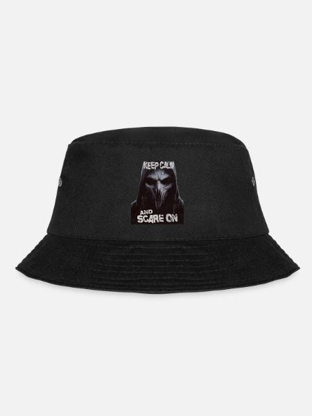 Halloween Monster Keep Calm and Scare on - Bucket Hat - Schwarz