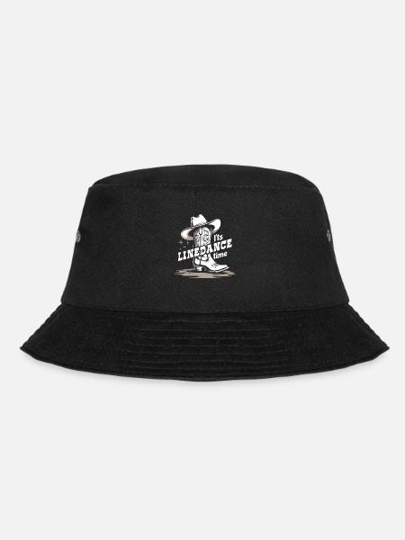 It's Linedance Time - Country Fan - Geschenk - Bucket Hat - Schwarz