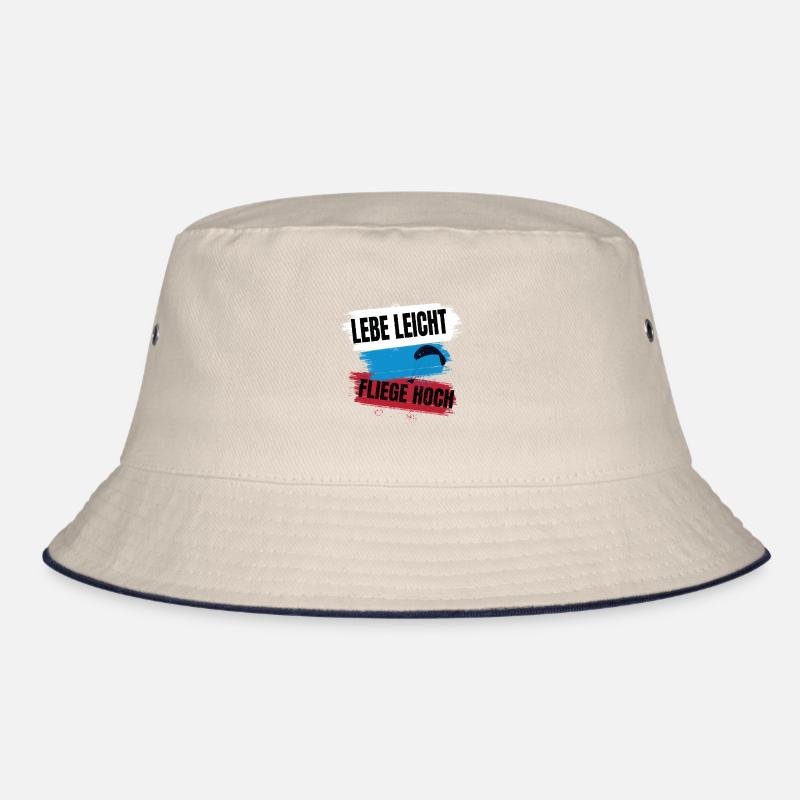 Lebe leicht, fliege hoch Bucket Hat
