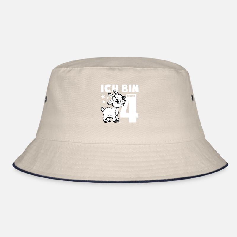 Ich bin schon 4 Geburtstag - niedlich Bucket Hat