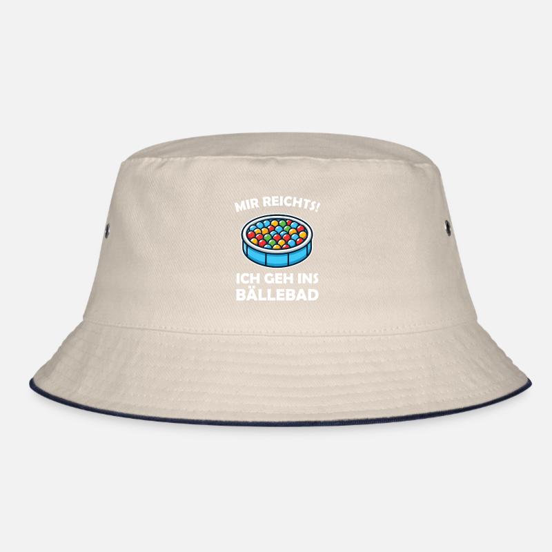 I've had enough, I'm going to the ball pit! Party Costume Sar Bucket Hat