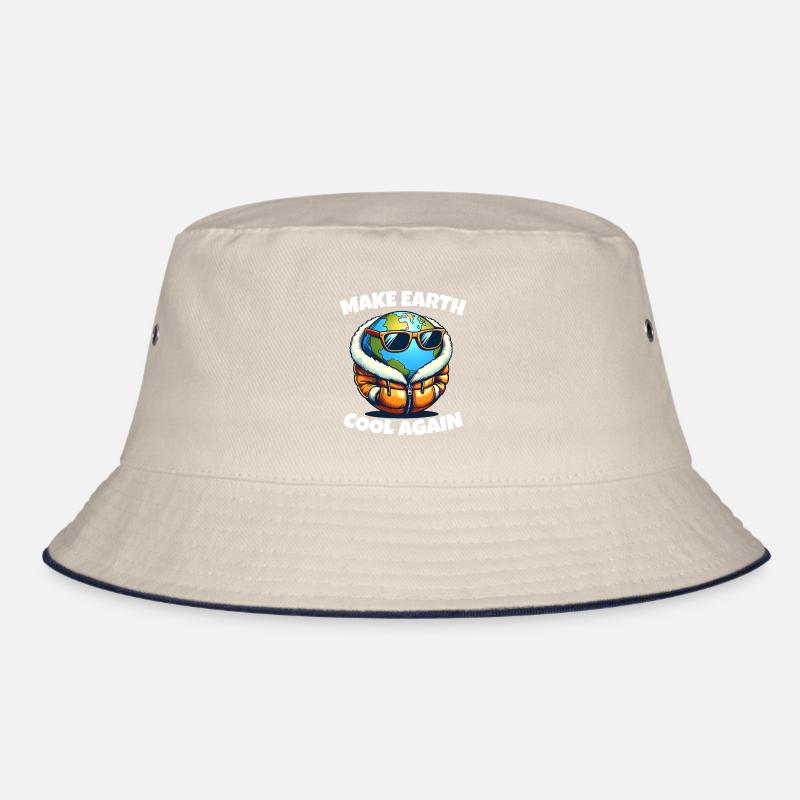 Make Earth Cool Again Climate Change Protest Demo Bucket Hat