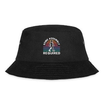 Some Assembly Required Funny Amputee Humor - Bucket Hat - black - Front - Lela (165cm)