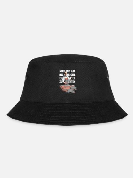 Merz - Niemand hat die Absicht, Mauer zu errichten - Bucket Hat - Schwarz
