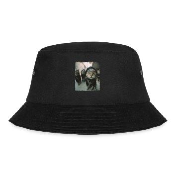 Gangster Cats Streetwear Cool Cat Motif - Bob - noir - Devant - Lela (165cm)