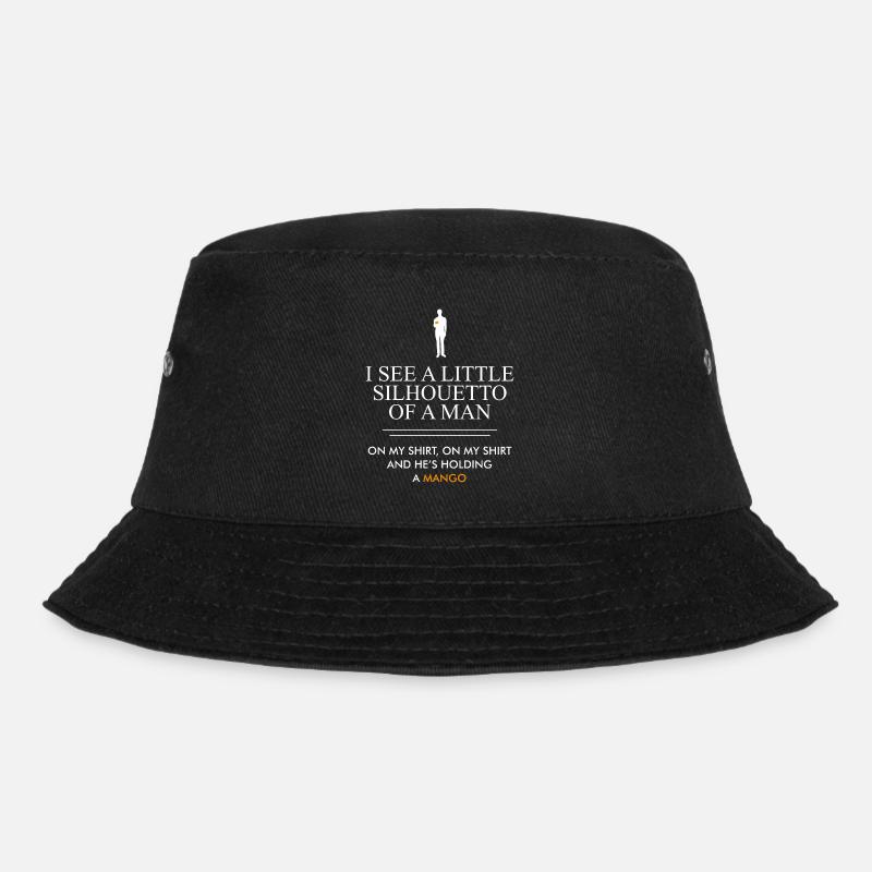 Silhouette Mango Quote - Bucket Hat - black
