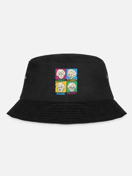 Golden Girls Grafik - Bucket Hat - Schwarz
