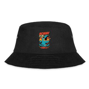 Dinosaurier Mama des Geburtstags Jungen - Bucket Hat - Schwarz - Vorne - Lela (165cm)