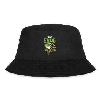 Der Froschflüsterer - Bucket Hat - Schwarz - Vorne - Lela (165cm)