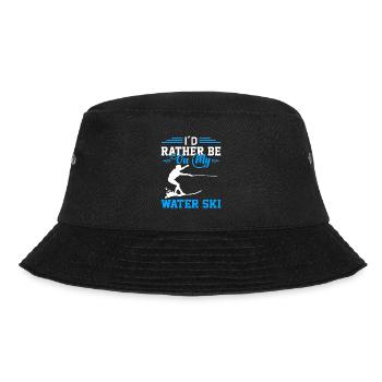 I'd rather be on my waterski - Bucket Hat - black - Front - Lela (165cm)
