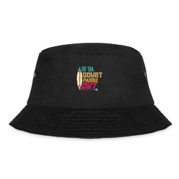 Im Zweifelsfall Paddle Out Standup Paddle Board - Bucket Hat - Schwarz - Vorne - Lela (165cm)