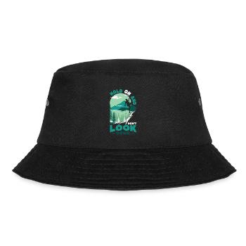 Don't Look Down Bouldern, Felsklettern. - Bucket Hat - Schwarz - Vorne - Lela (165cm)
