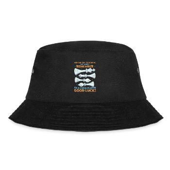 Versuche mich zu lesen, Schachspieler - Bucket Hat - Schwarz - Vorne - Lela (165cm)