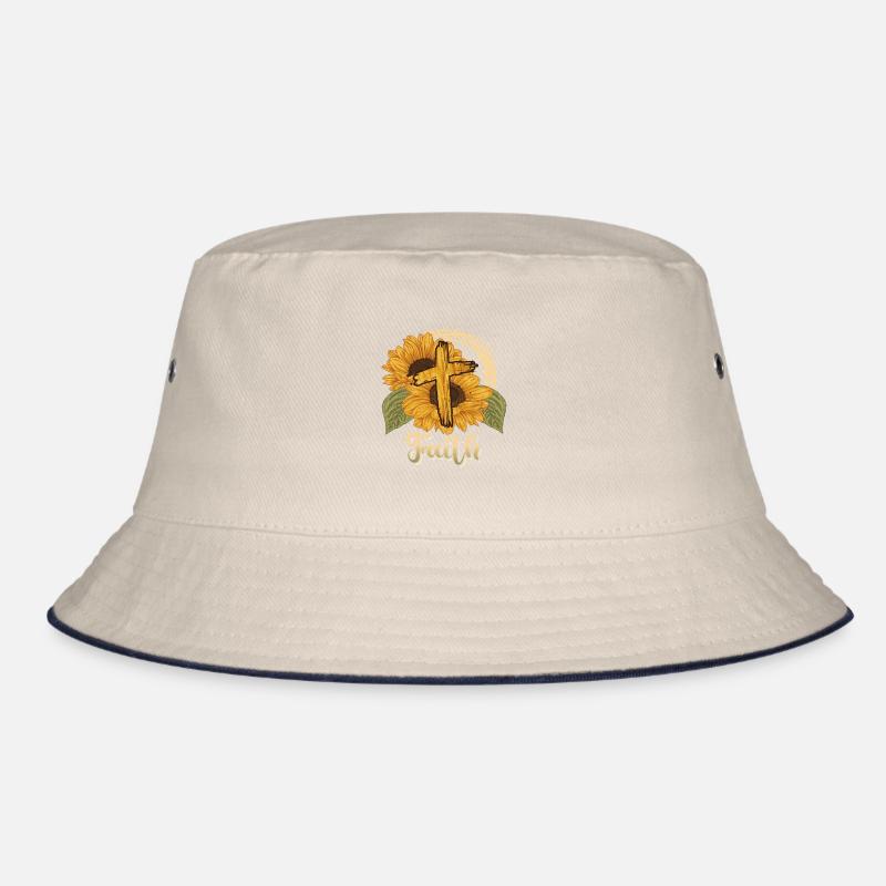 Croix religieuse de tournesol Foi chrétienne Bob