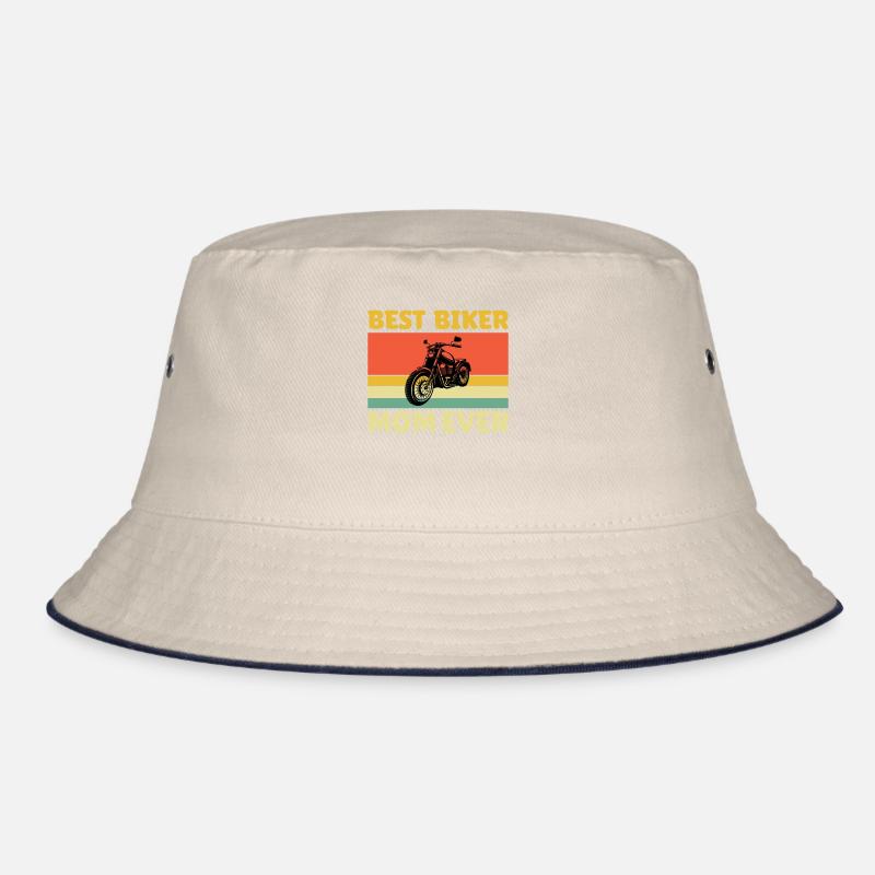 Beste Biker Mutter Aller Zeiten - Retro-Motorrad Bucket Hat