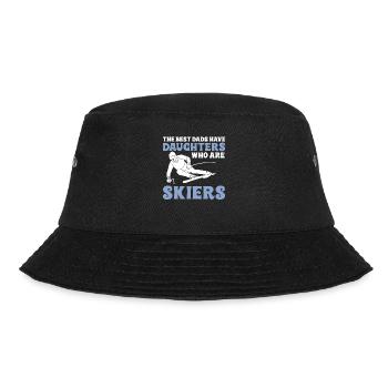 Die Besten Väter Haben Tochter Die Skifahrer Sind - Bucket Hat - Schwarz - Vorne - Lela (165cm)