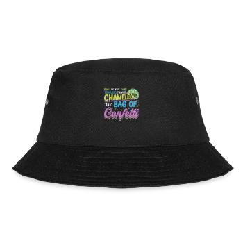 Verwirrter Als Ein Chamäleon - Bucket Hat - Schwarz - Vorne - Lela (165cm)