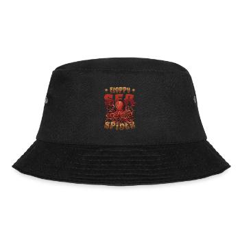 Octopus SeaFloppy Sea Spider Octopus - Bucket Hat - black - Front - Lela (165cm)
