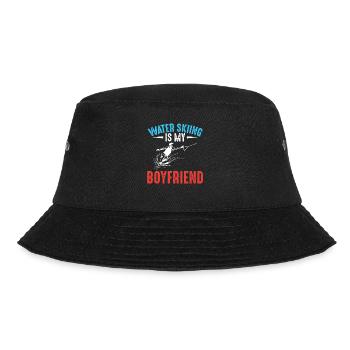 Water skiing is my friend - Waterskier - Bucket Hat - black - Front - Lela (165cm)