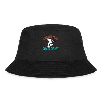 I love being pulled by a boat - Bucket Hat - black - Front - Lela (165cm)