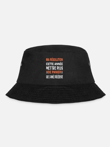 Ma résolution cette année mettre plus de panier - Bob - noir