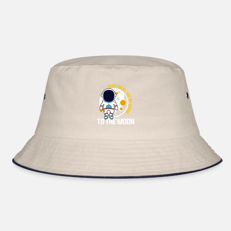 Keep calm Let's fly to the moon - Krypto Bucket Hat