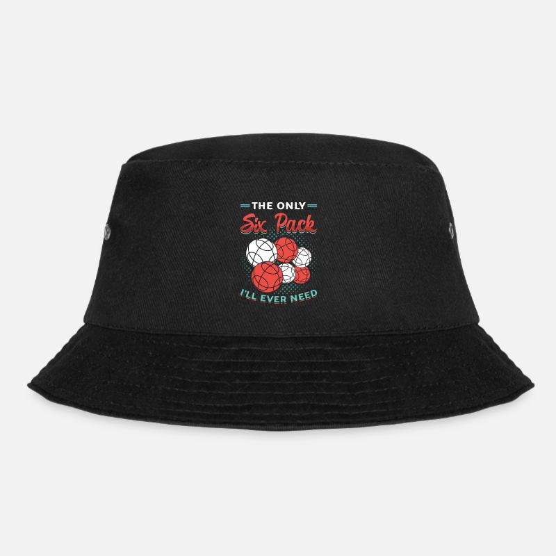 The only six-pack I'll ever need - Bucket Hat - black