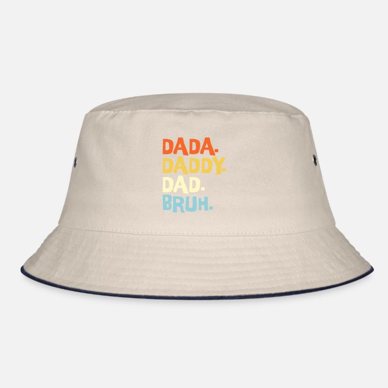 Dada Papa Bruh Vatertagsgeschenk 2023 Bucket Hat