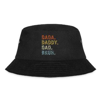 Dada Papa Bruh Father's Day Gift 2023 - Bucket Hat - black - Front - Lela (165cm)