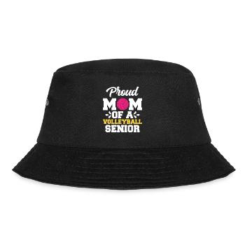 Stolze Mutter Einer Volleyball-Seniorin - Bucket Hat - Schwarz - Vorne - Lela (165cm)
