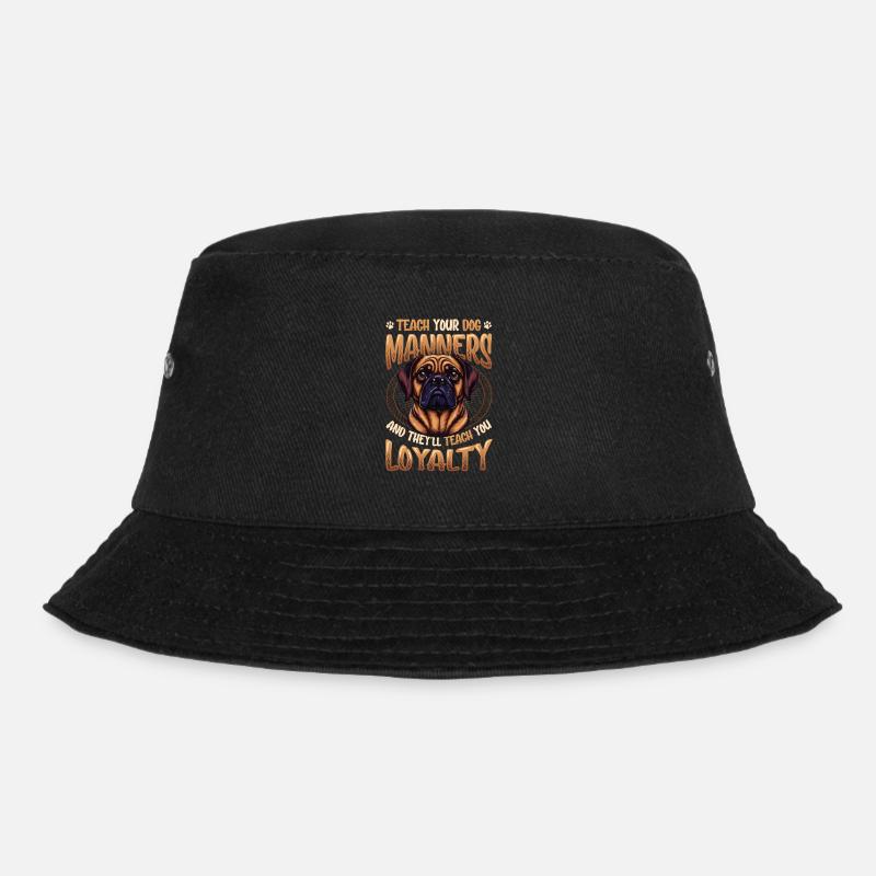 Bringen Sie Ihrem Hund Manieren Bei, Hundetrainer - Bucket Hat - Schwarz