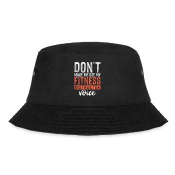 Don't force me to have my voice as a coach - Bucket Hat - black - Front - Lela (165cm)