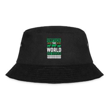 Unfuck The World Go Vegan - Bob - noir - Devant - Lela (165cm)