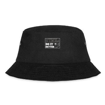 STNA Certified Nursing Assistant - Bucket Hat - black - Front - Lela (165cm)