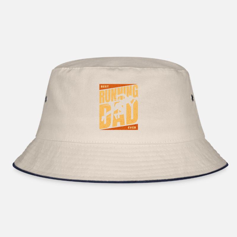 Papa Marathonläufer Bester Papa Läufer Bucket Hat