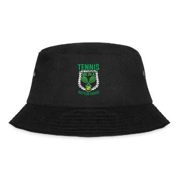 Tennis Always Puts Me In A Better Mood - Bucket Hat - black - Front - Lela (165cm)