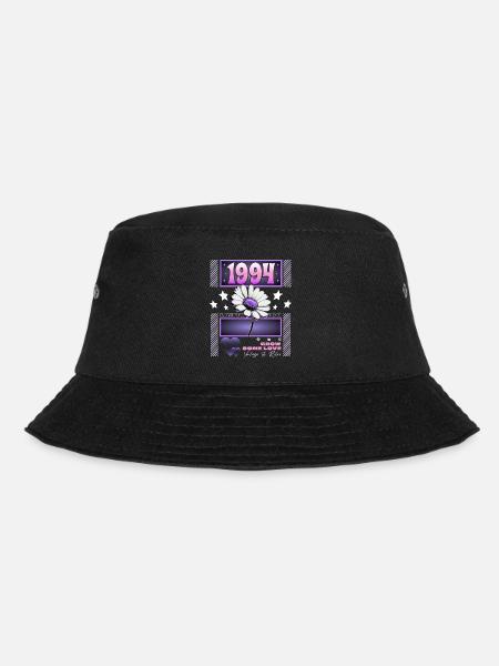 Retro Y2K Jahr 1994 Geburtstag Frau 30 Jahre - Bucket Hat - Schwarz