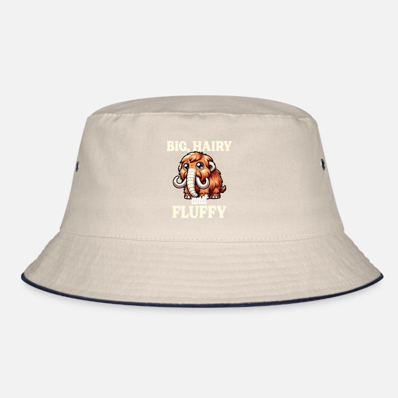 Humor Woolly Mammoth Worships Mammoth Man Bucket Hat