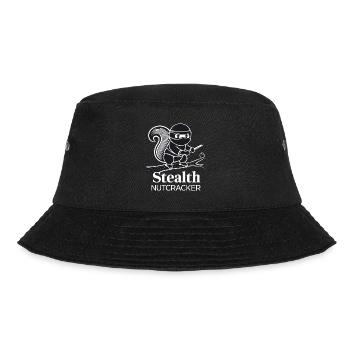 Ninja Squirrel - Bucket Hat - black - Front - Lela (165cm)