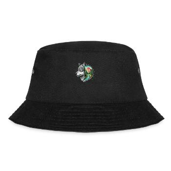Wilderness Inside the Bear Retro Vintage - Bucket Hat - black - Front - Lela (165cm)