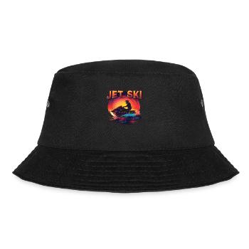 Jet Ski Adventure Retro Summer - Bucket Hat - black - Front - Lela (165cm)